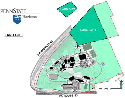 Penn State Hazleton campus illustration 