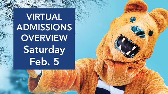 Virtual Admissions Overview Saturday February 5