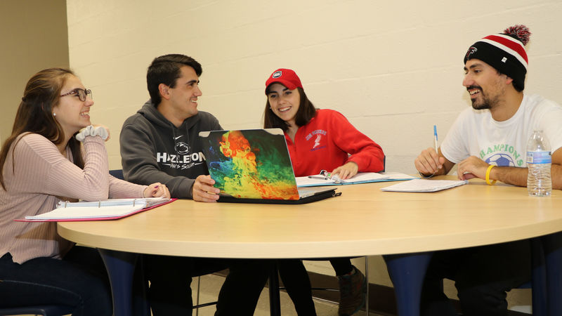 Siblings Camille, Stephen, Meghann and Michael Principe are all students at Penn State Hazleton.