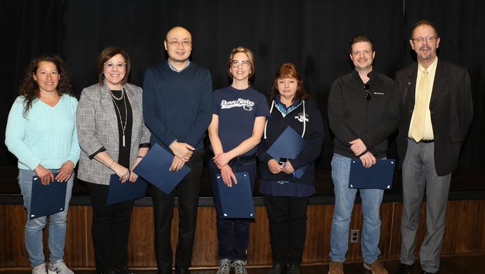 Penn State Hazleton employees marked 10 years at the campus 
