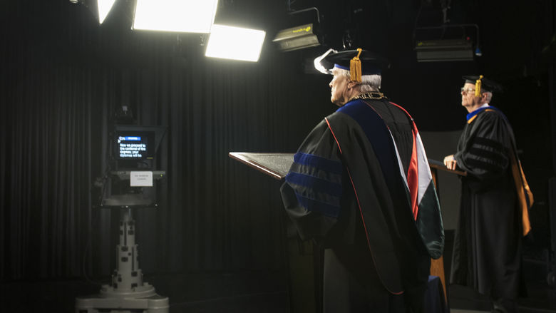 behind the scenes virtual commencement