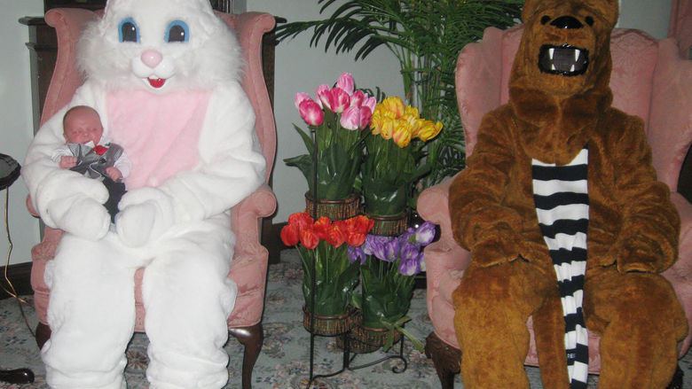 The Greater Hazleton Chapter of the Penn State Alumni Association will host photos with the Easter Bunny and Nittany Lion on Tuesday from 6 to 7:30 p.m.