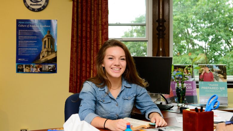 Maddie Vetter has been named November Student of the Month at Penn State Hazleton.
