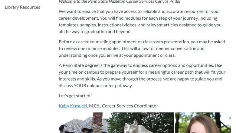 Penn State Hazleton Career Services Pride