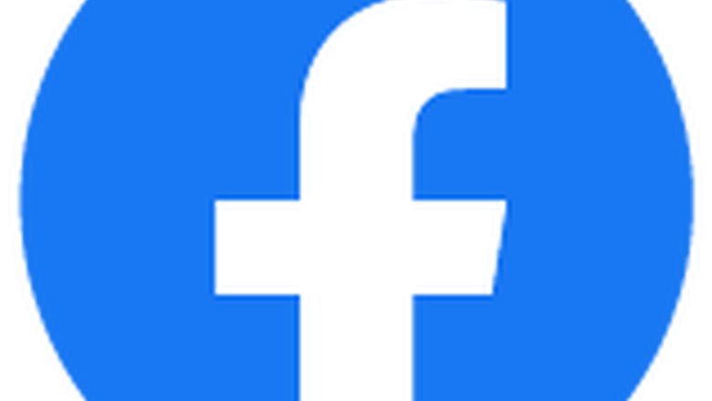 Blue circular Facebook logo