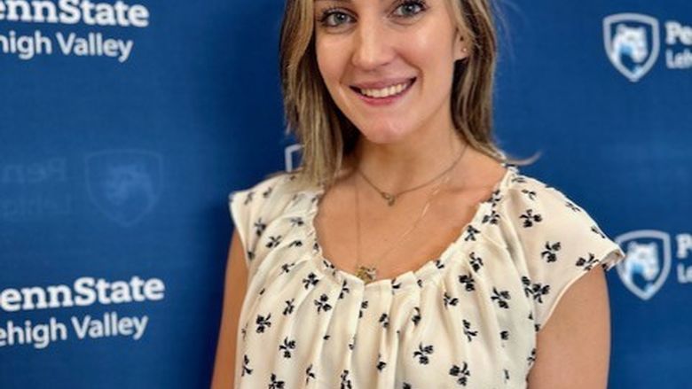 a young female smiling 
