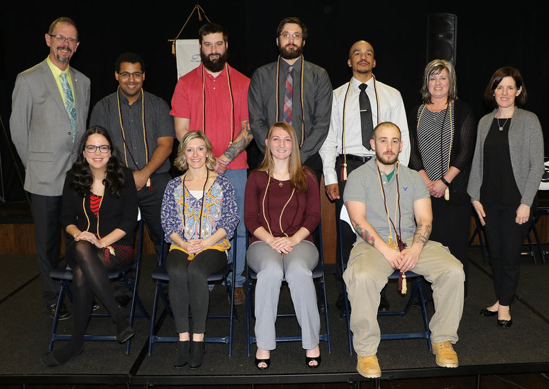 Penn State Hazleton Alpha Sigma Lambda 2017 inductees