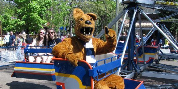 Nittany lion at knoebels