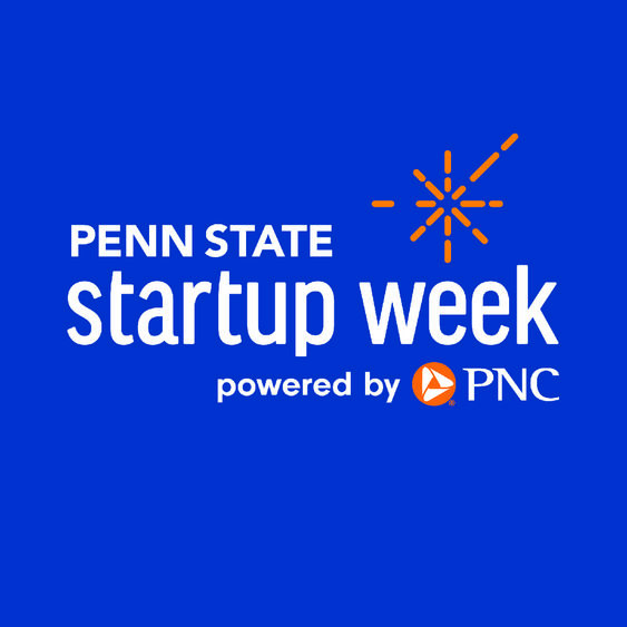 This is the Penn State Startup Week logo Penn State Startup Week logo